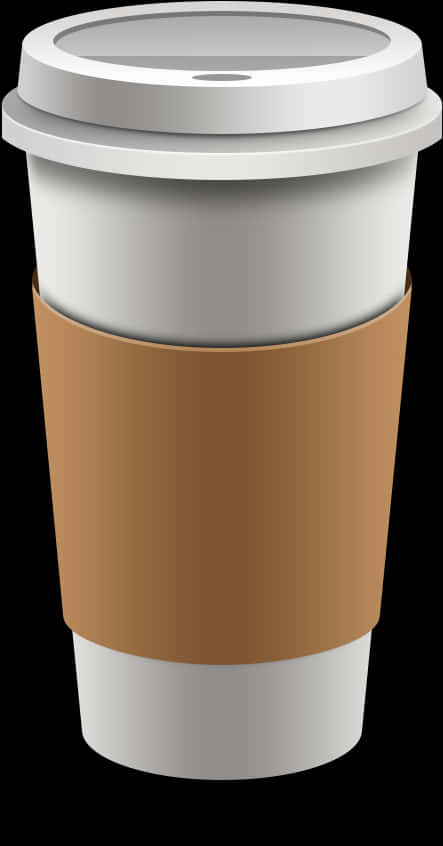 Disposable Coffee Cup Vector PNG image