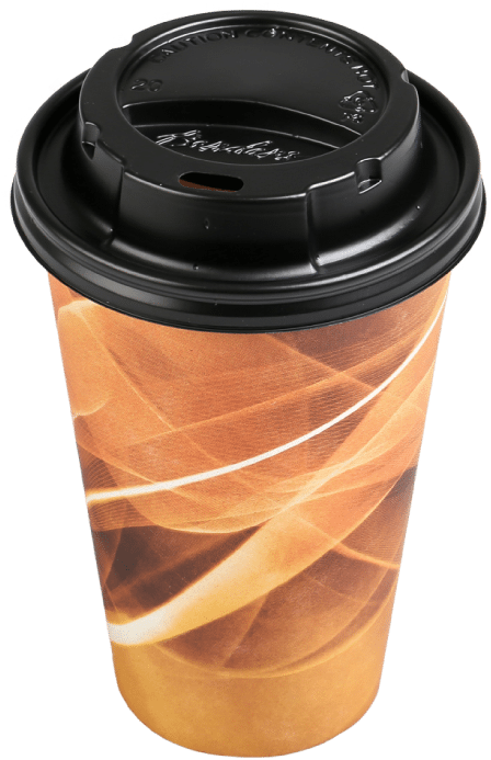 Disposable Coffee Cupwith Lid PNG image
