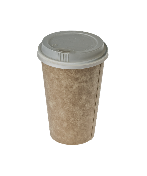 Disposable Coffee Cupwith Lid PNG image