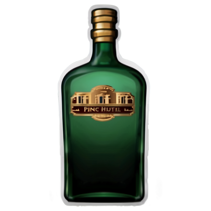 Distilled Alcohol Bottle Png 06122024 PNG image