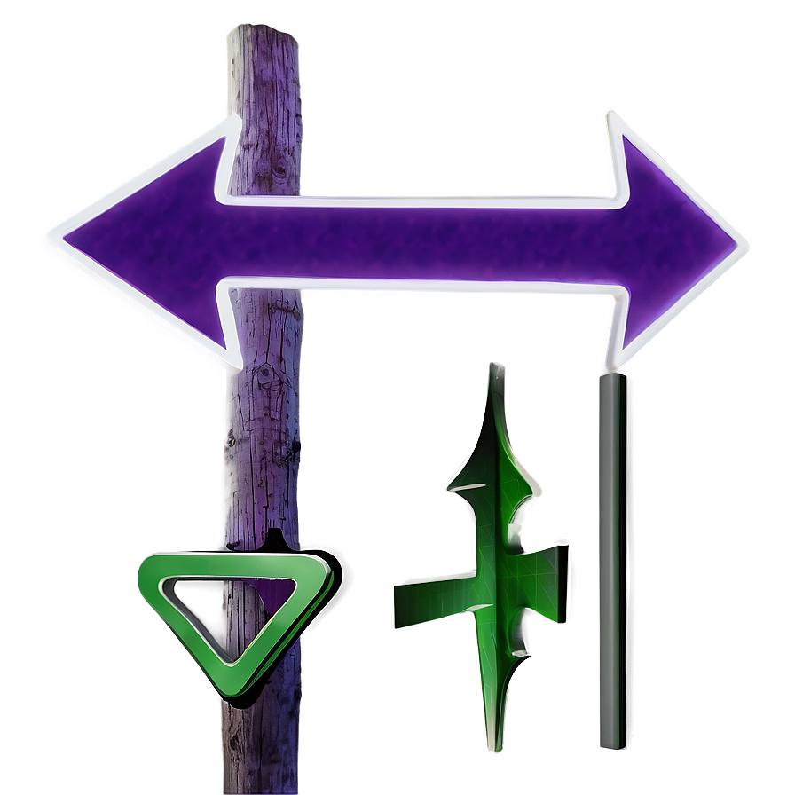 Distinctive Purple Arrow Png 06272024 PNG image