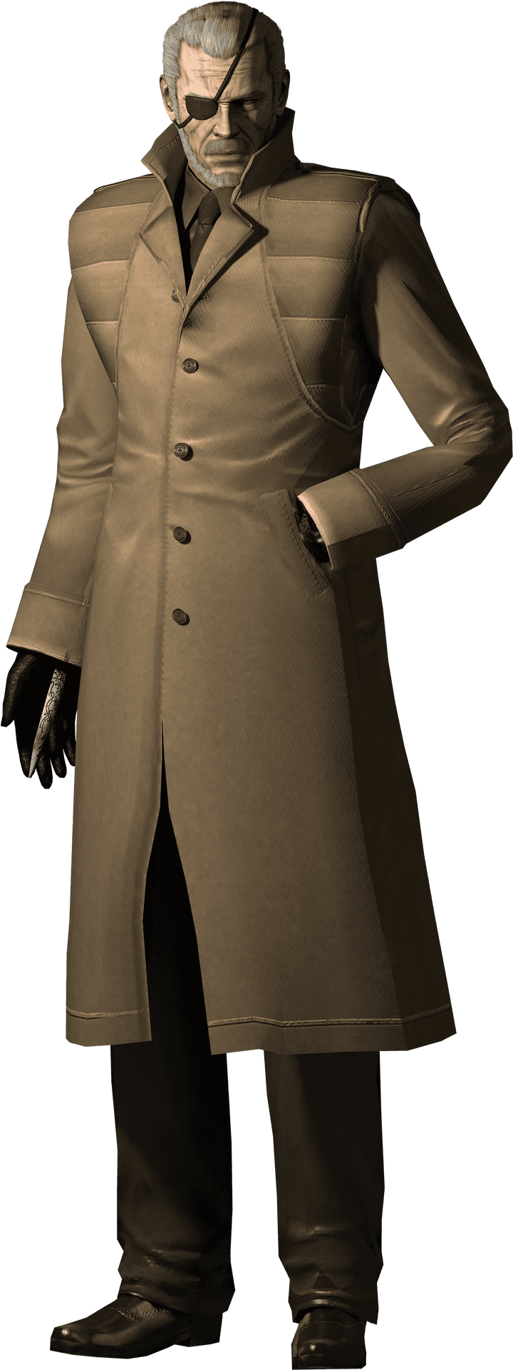 Distinguished Older Manin Coat PNG image