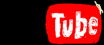 Distorted You Tube Logo PNG image