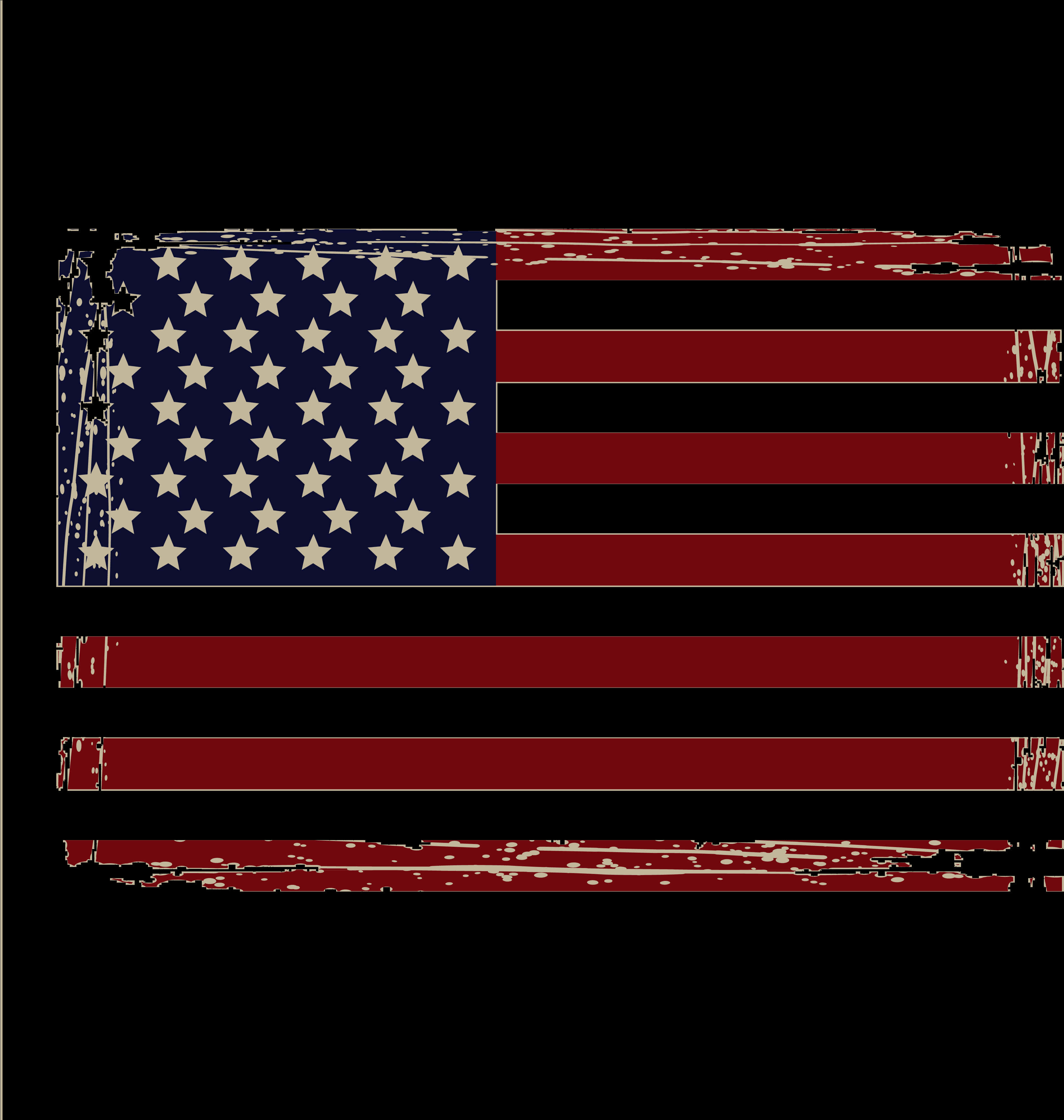 Distressed American Flag Graphic PNG image