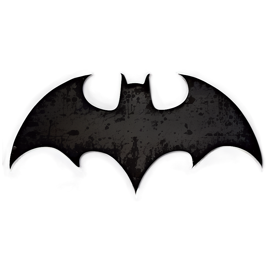 Distressed Batman Logo Png 05042024 PNG image