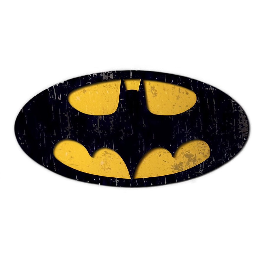 Distressed Batman Logo Png Myj PNG image