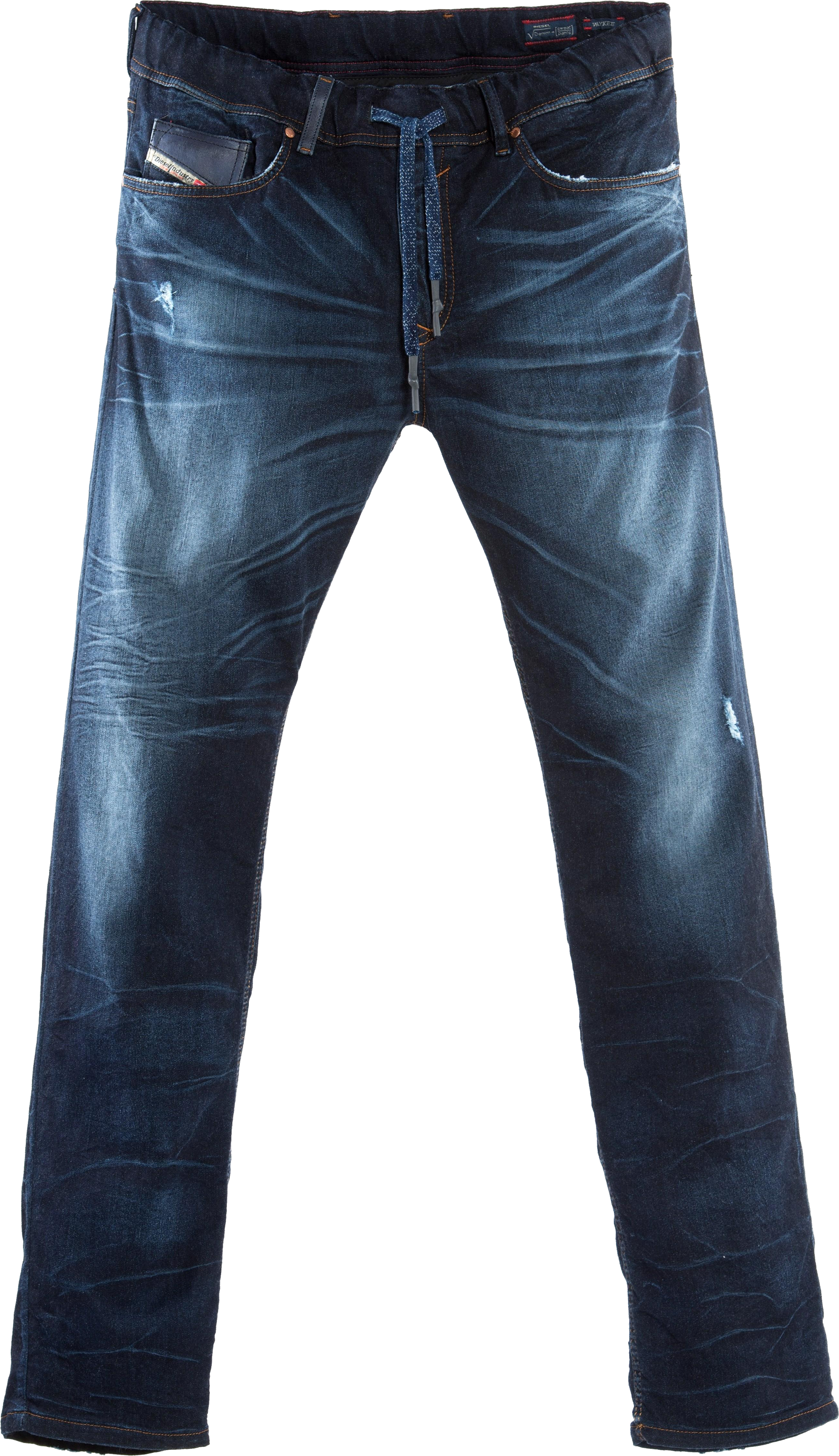 Distressed Blue Jeans PNG image