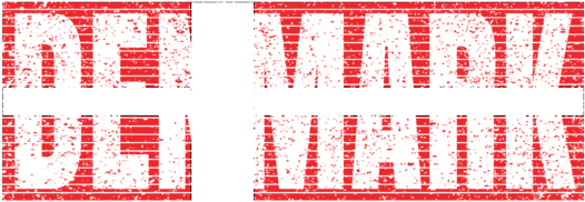 Distressed Danish Flag Design PNG image