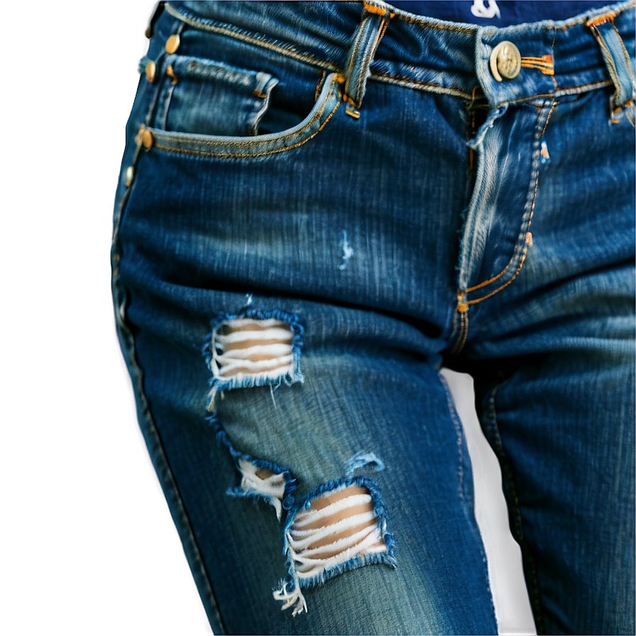 Distressed Denim Skinny Jeans Png Mkq29 PNG image