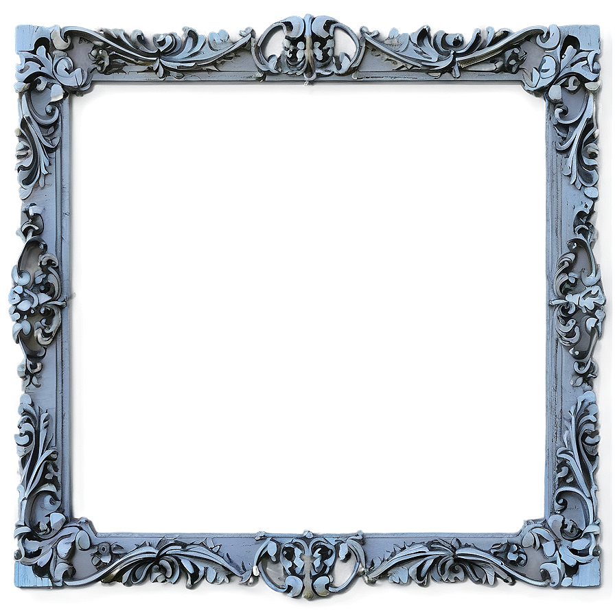 Distressed Ornate Frame Png 06272024 PNG image