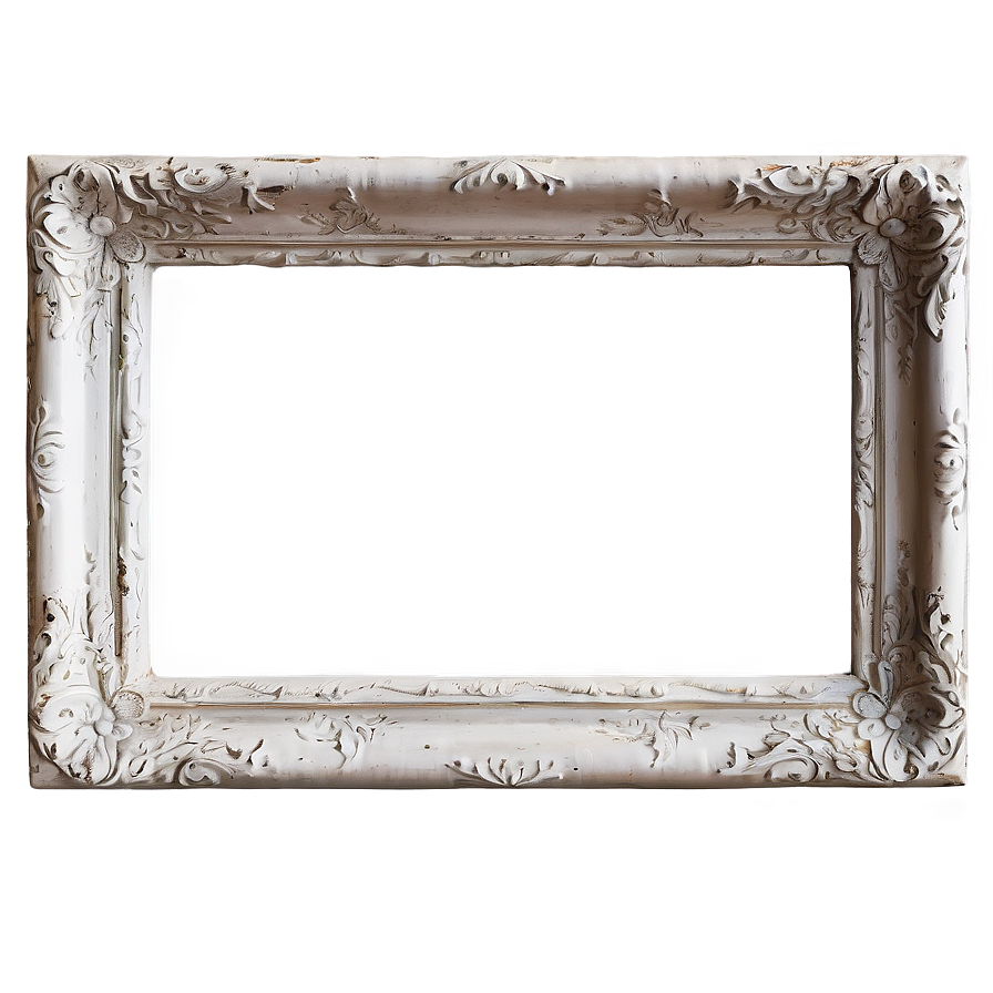 Distressed Picture Frame Png 05042024 PNG image