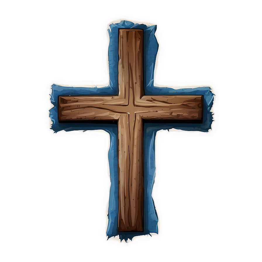 Distressed Wooden Cross Png 11 PNG image