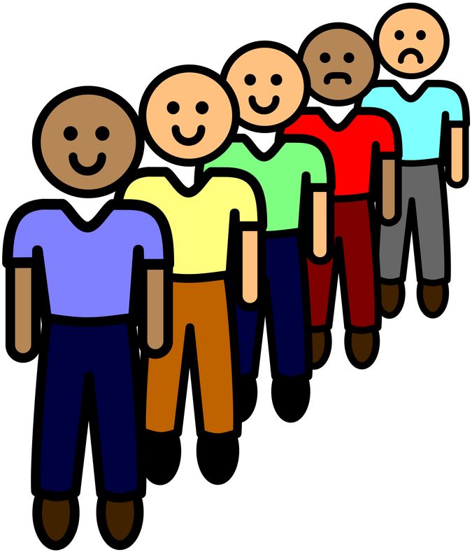 Diverse Cartoon People Vector PNG image