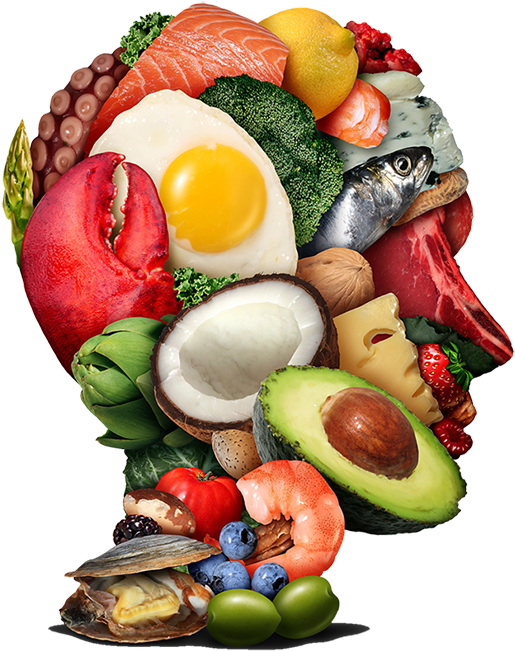 Diverse Food Collage PNG image