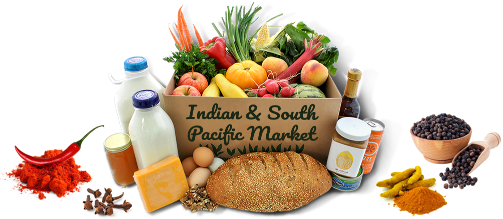 Diverse Grocery Selection Indian South Pacific Market PNG image