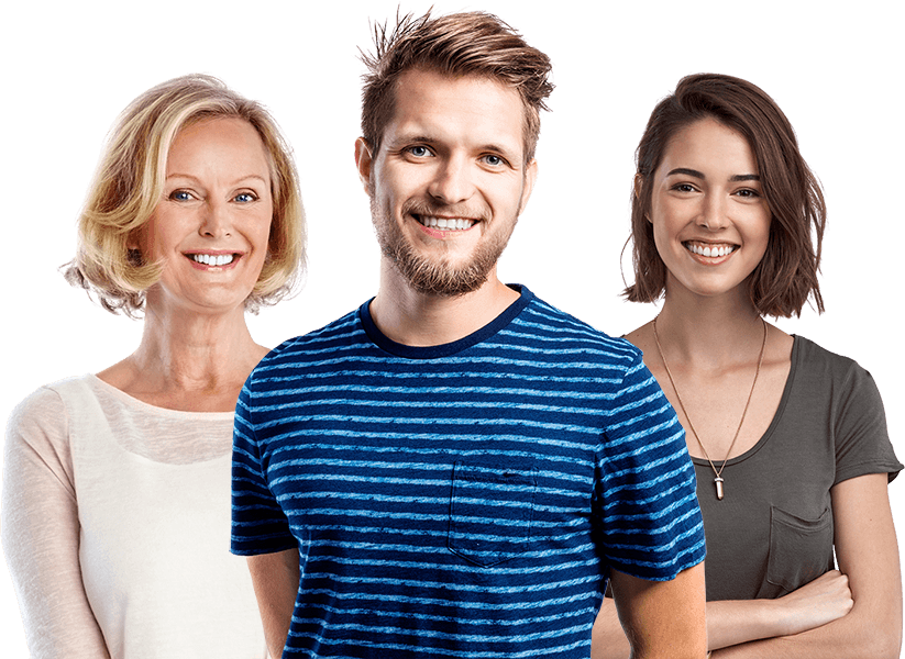 Diverse Group Smiling People PNG image