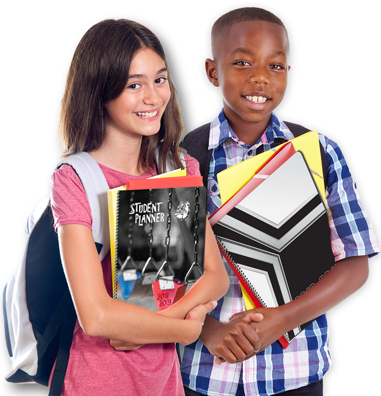 Diverse Students Holding Books PNG image