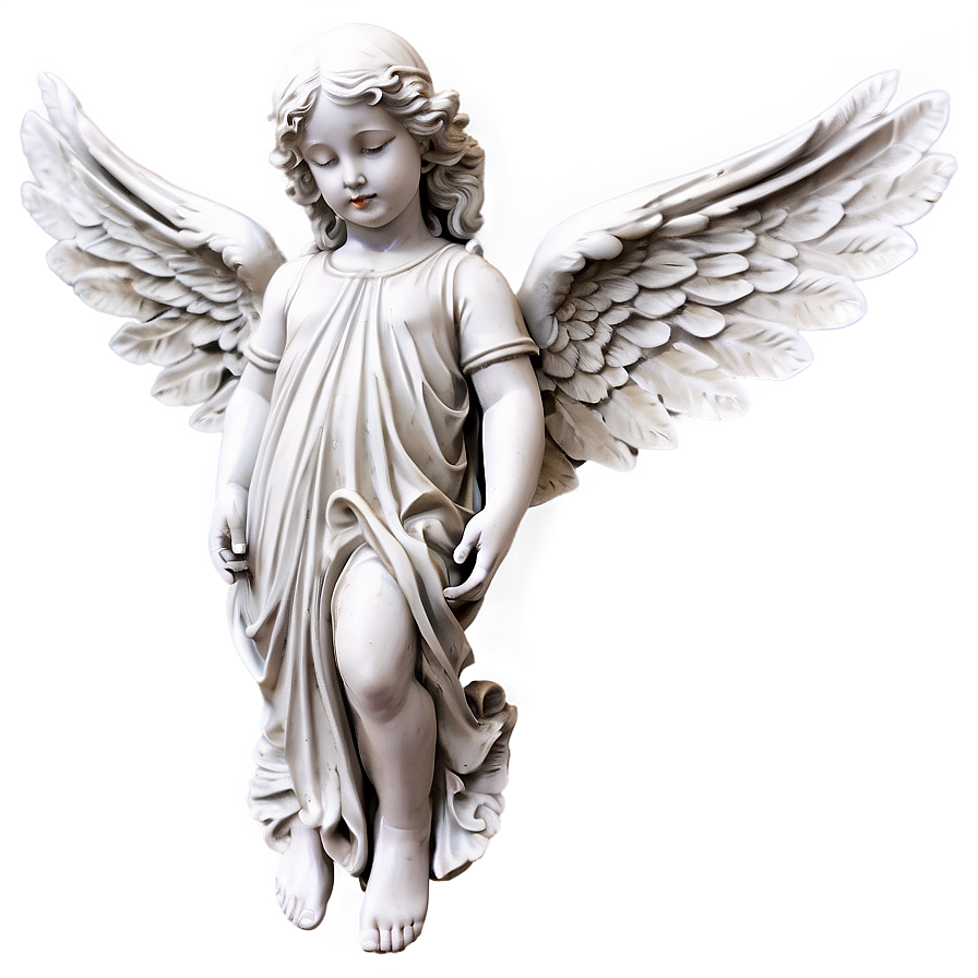 Divine Angel Sculpture Png 06202024 PNG image