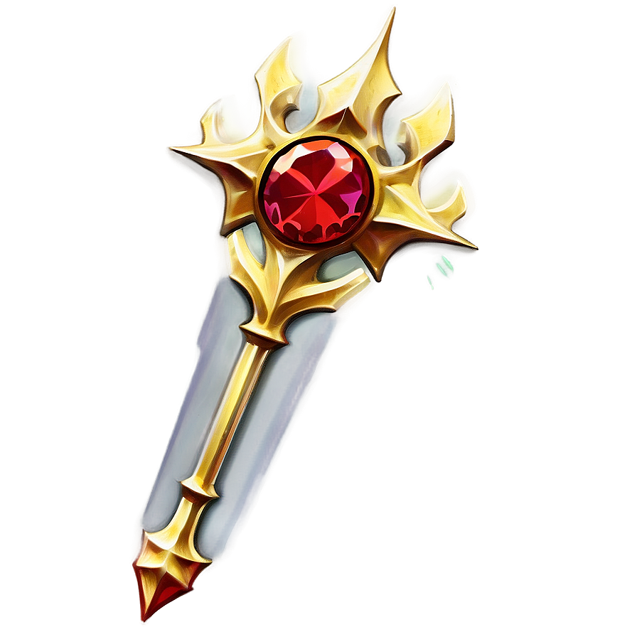 Divine Scepter Png 06282024 PNG image