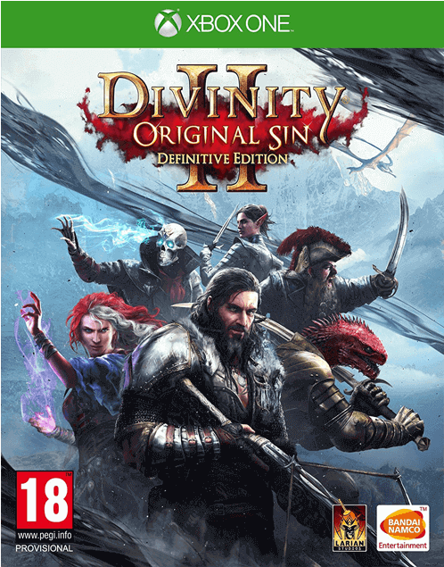 Divinity Original Sin2 Definitive Edition Xbox One Cover Art PNG image