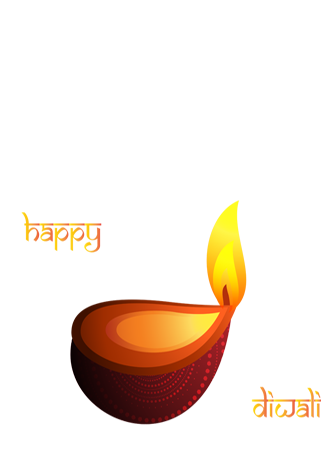 Diwali Festivalof Lights Greeting PNG image