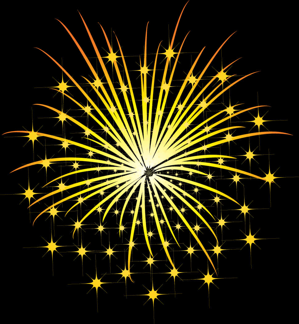 Diwali Firework Explosion Illustration PNG image