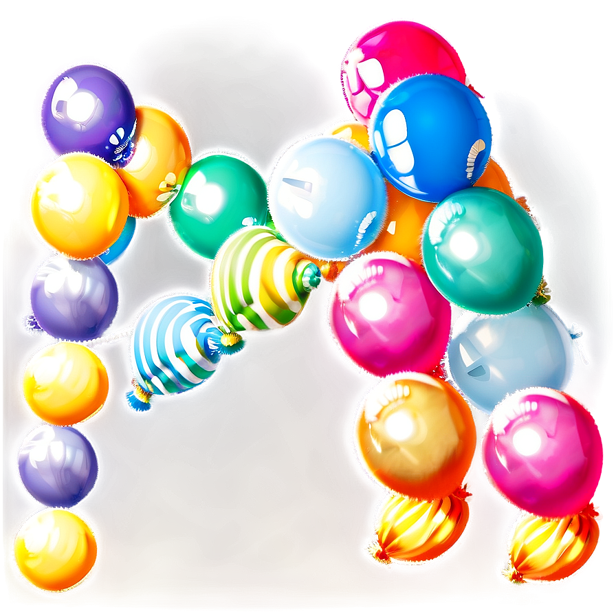 Diy Balloon Garland Tutorial Png 67 PNG image