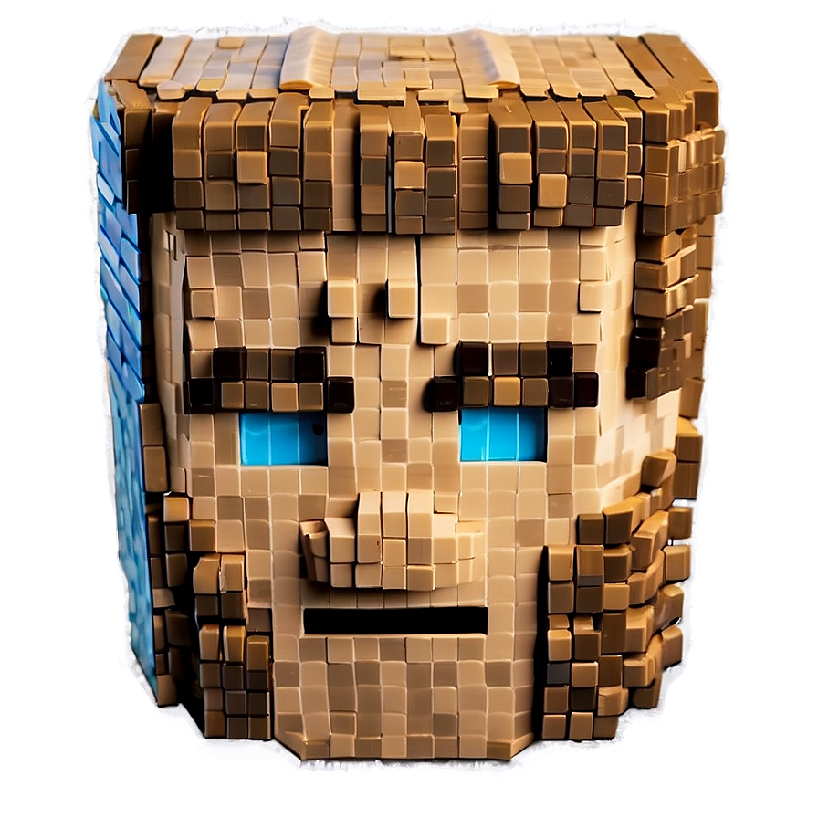 Diy Minecraft Steve Head Png 06282024 PNG image