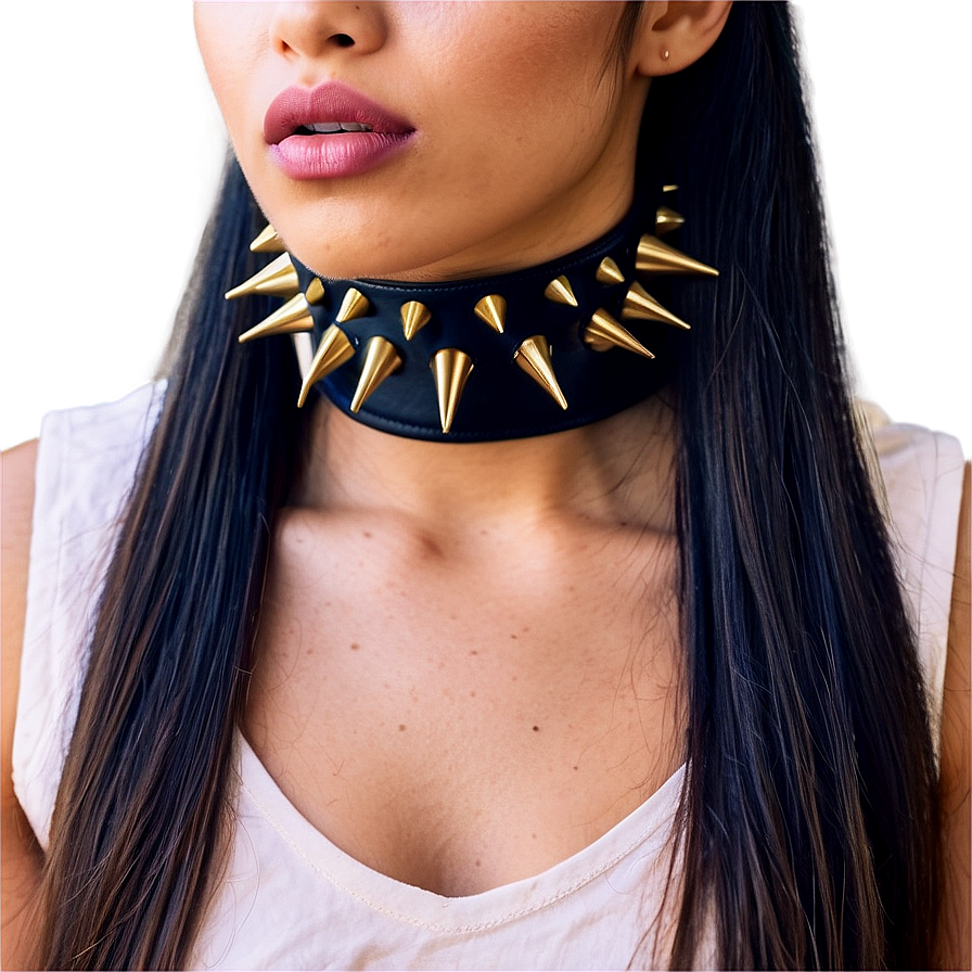 Diy Spiked Choker Ideas Png 06282024 PNG image