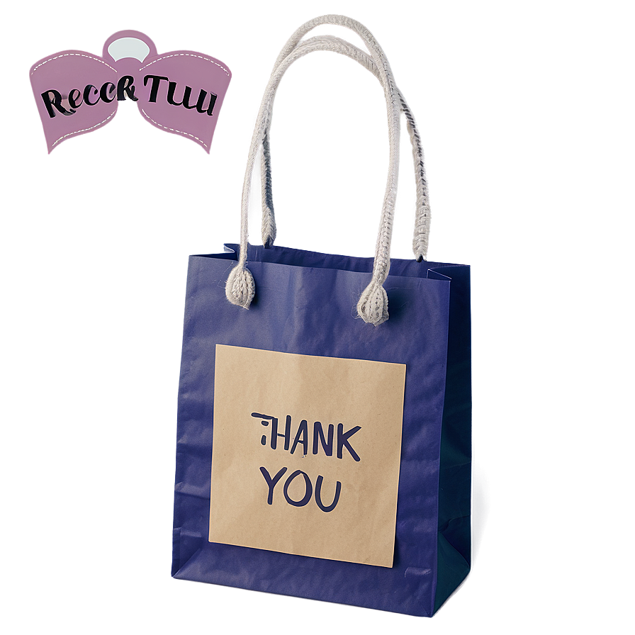 Diy Style Thank You Bag Png 06292024 PNG image