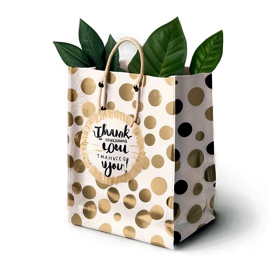 Diy Style Thank You Bag Png Bcp PNG image