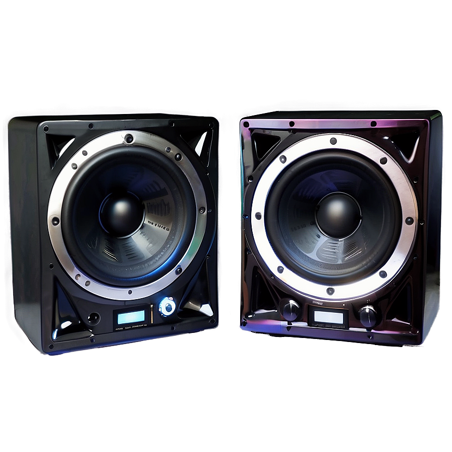 Dj And Karaoke Speakers Png 06292024 PNG image