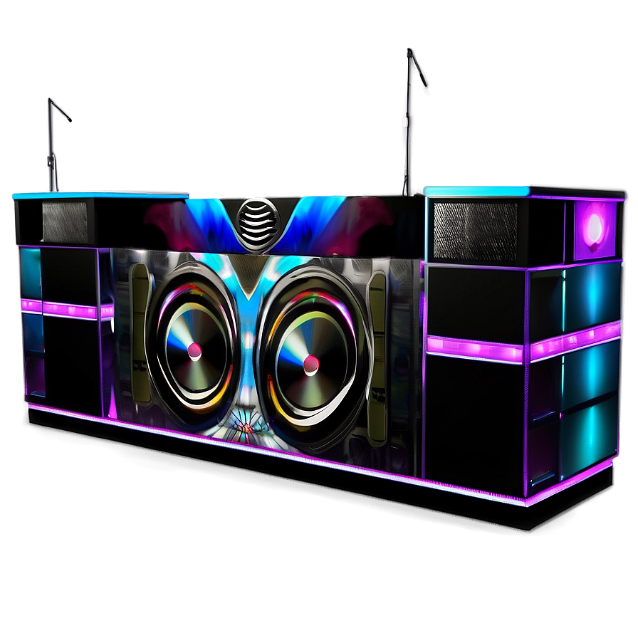 Dj Booth Design Png Pxg25 PNG image