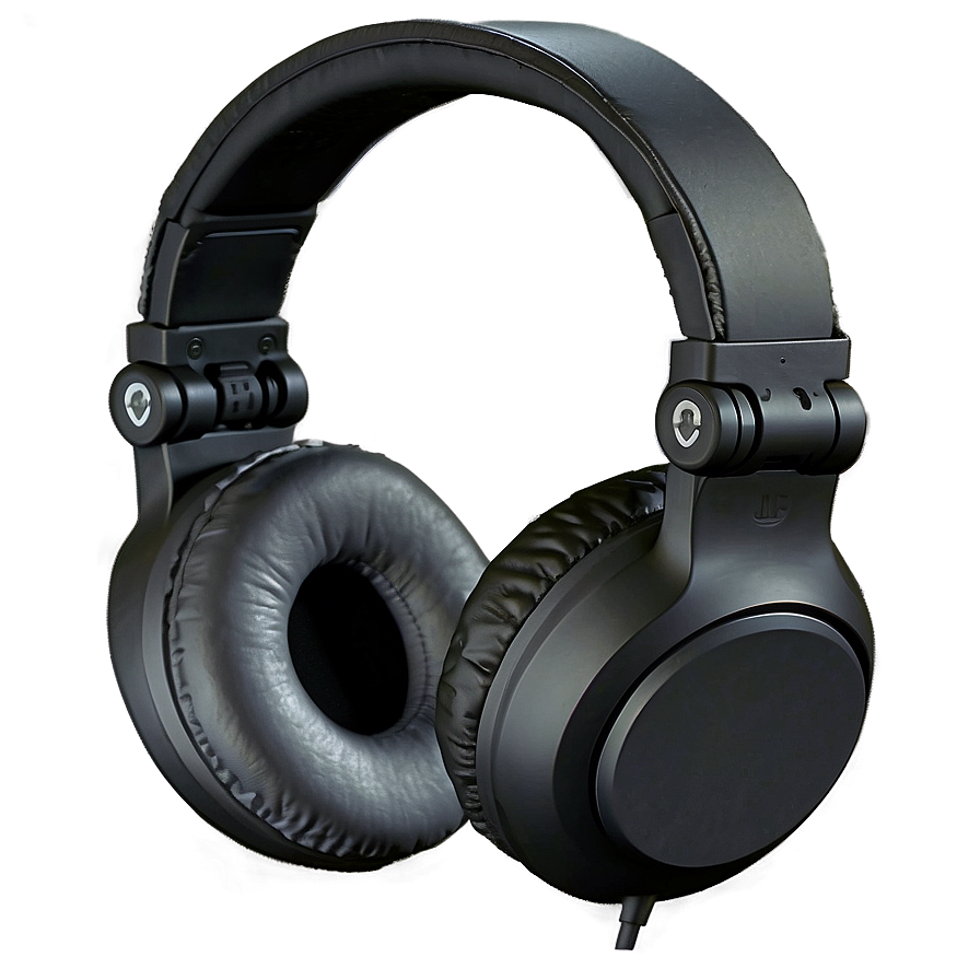 Dj Headphones In Matte Finish Png 06212024 PNG image