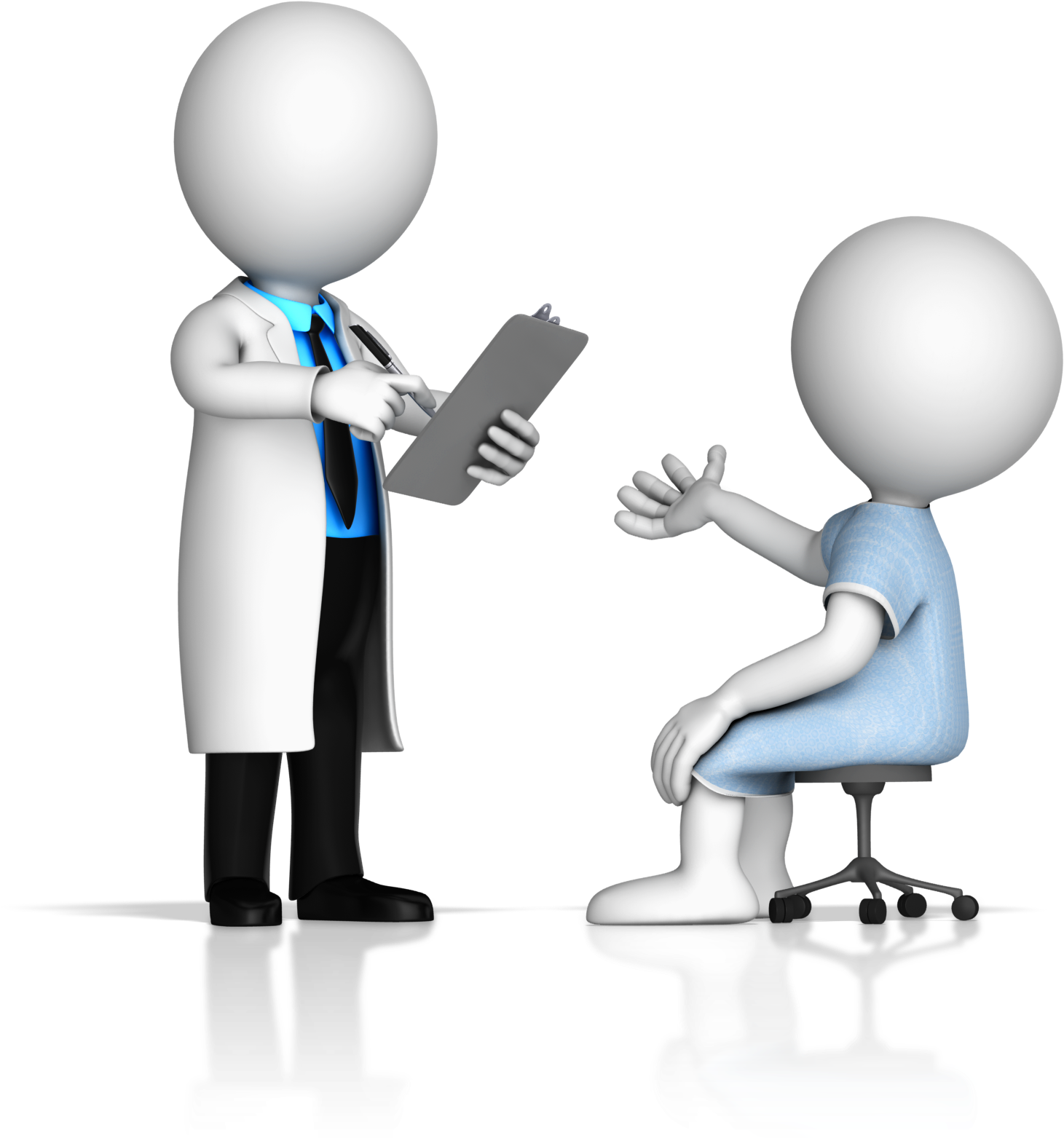 Doctor Consultation3 D Characters PNG image