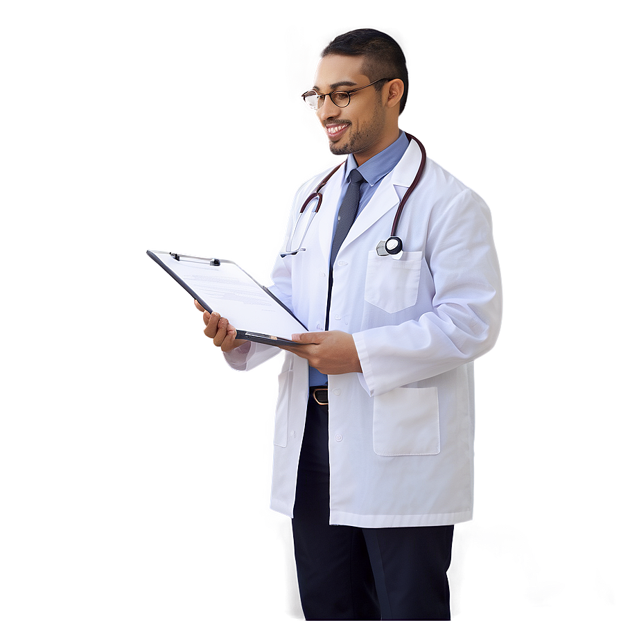 Doctor In Lab Coat Png Ppv PNG image