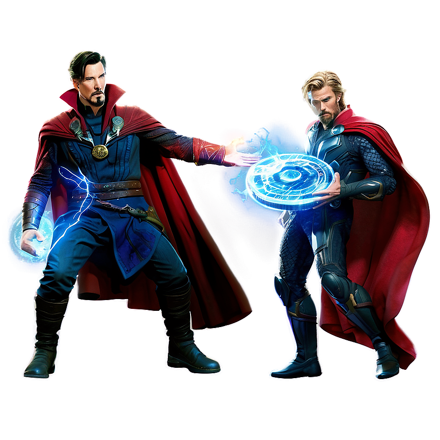 Doctor Strange And Thor Png 05212024 PNG image