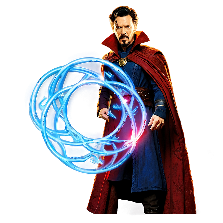 Doctor Strange Fire Rings Png 05212024 PNG image