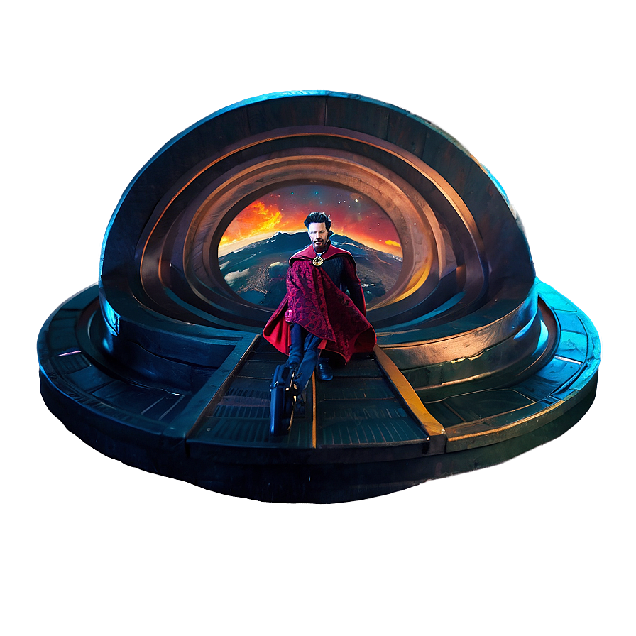 Doctor Strange Using Time Loop Png Ixb PNG image