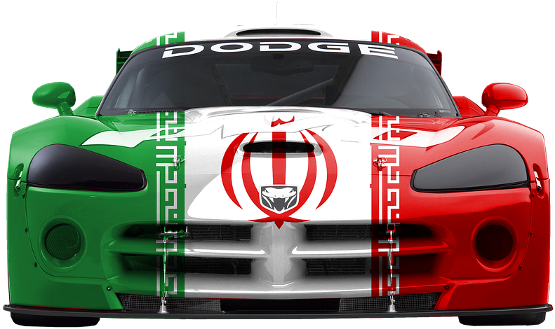 Dodge Viper Racing Livery PNG image