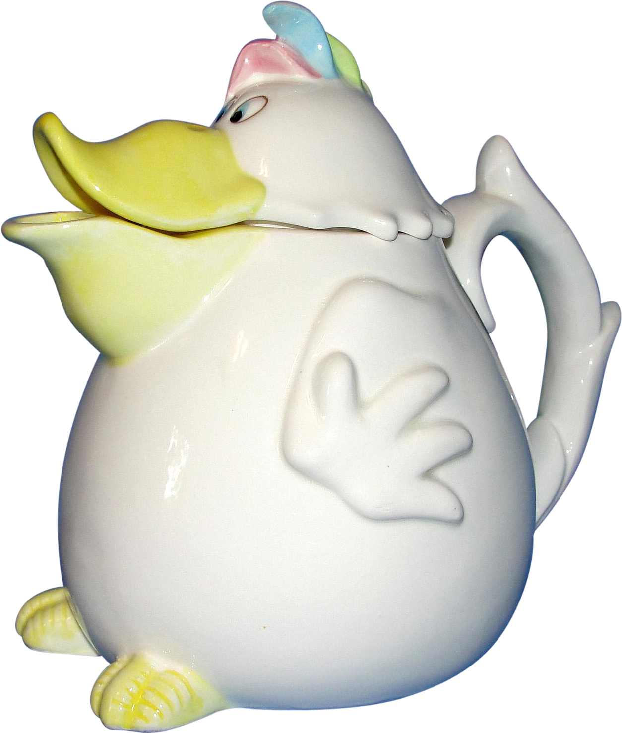 Dodo Bird Teapot Ceramic PNG image