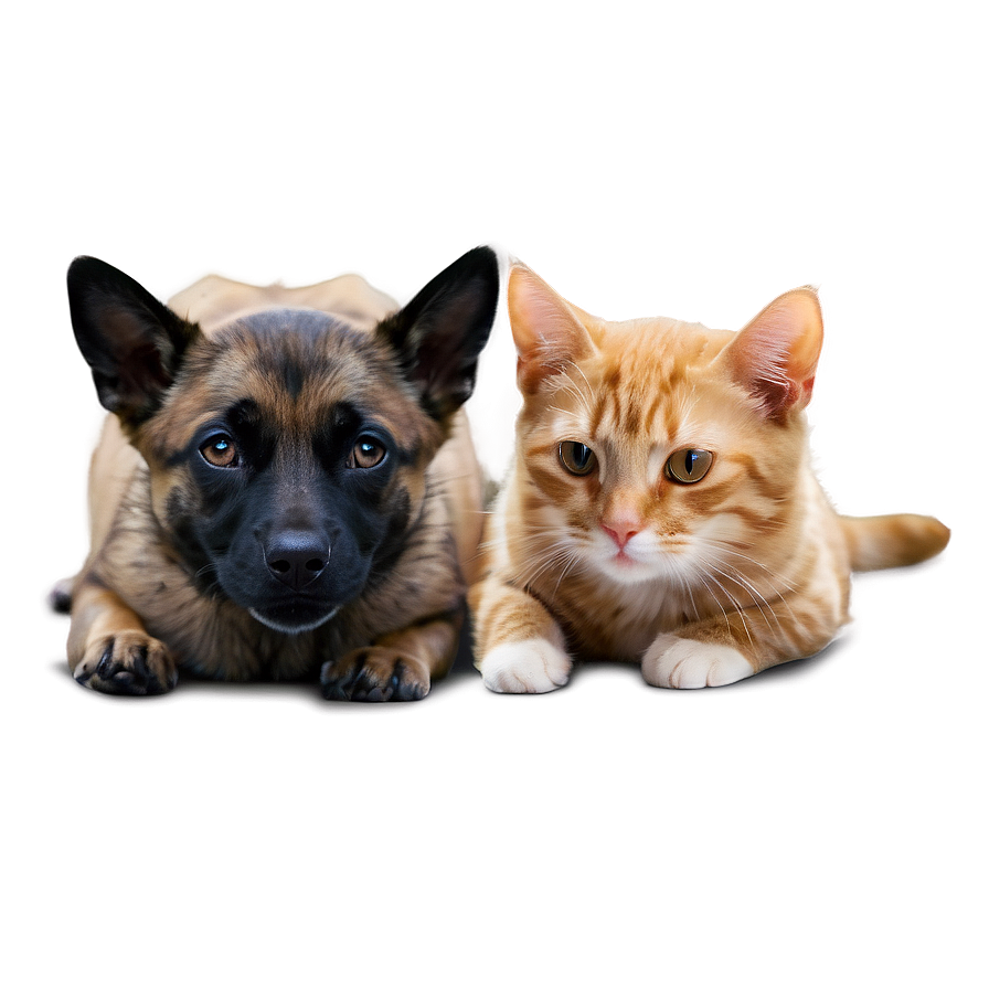 Dog And Cat B PNG image