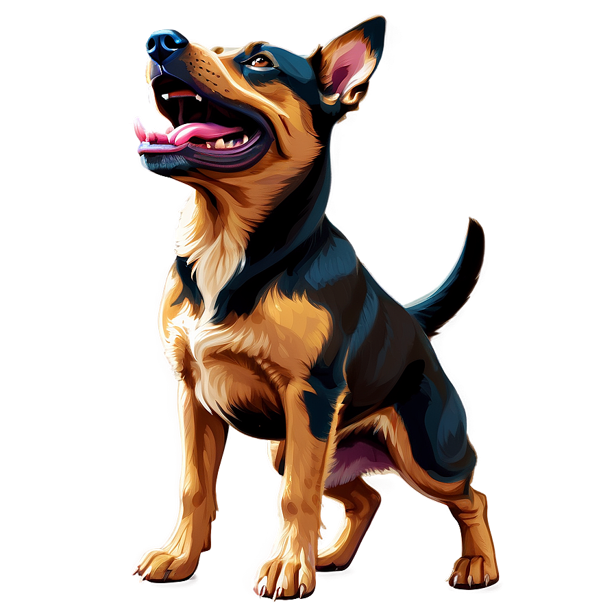 Dog Barking Drawing Png 88 PNG image