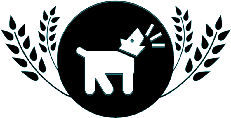 Dog Bone Logo Design PNG image