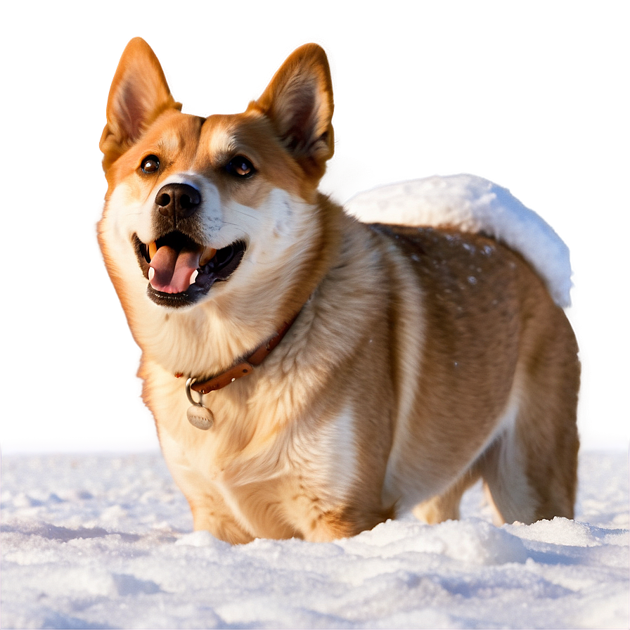 Dog Face In Snow Scene Png 56 PNG image