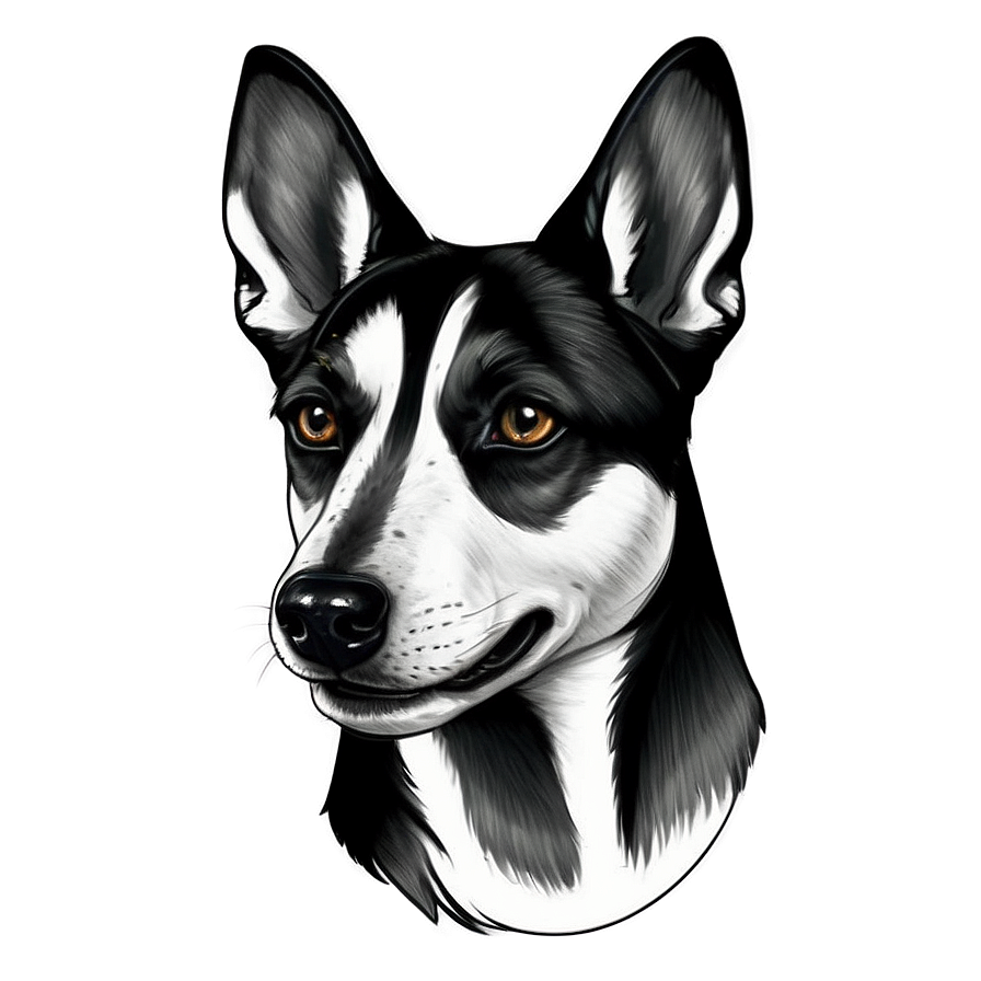 Dog Head Sketch Png 9 PNG image