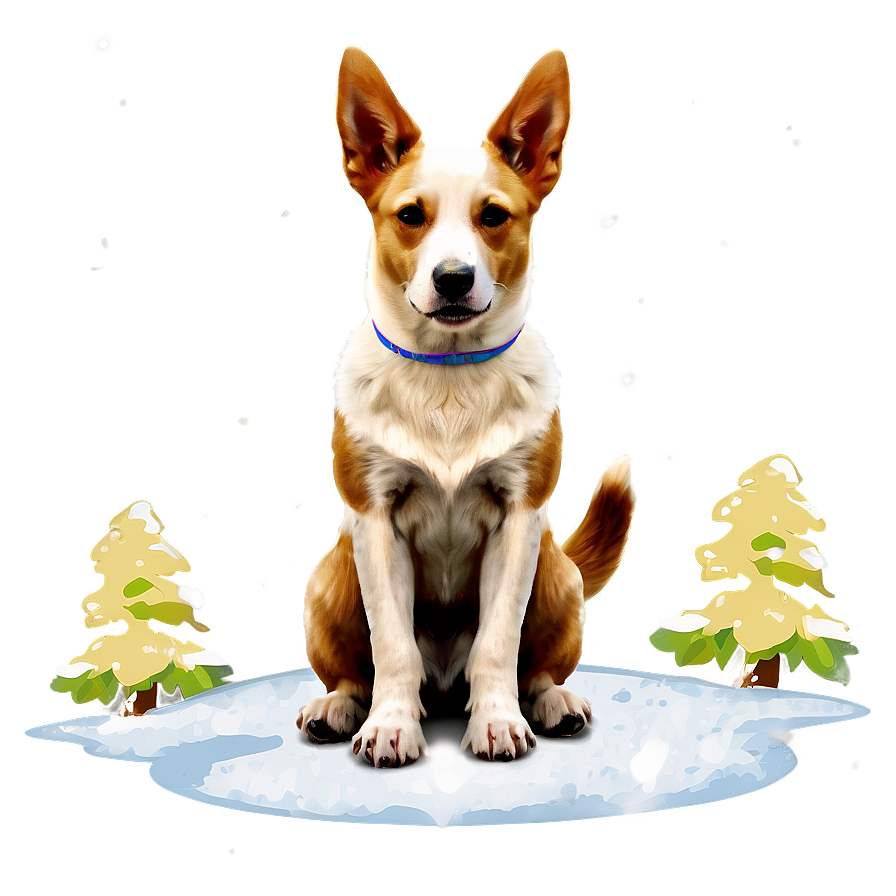 Dog In Snow Png Duc27 PNG image