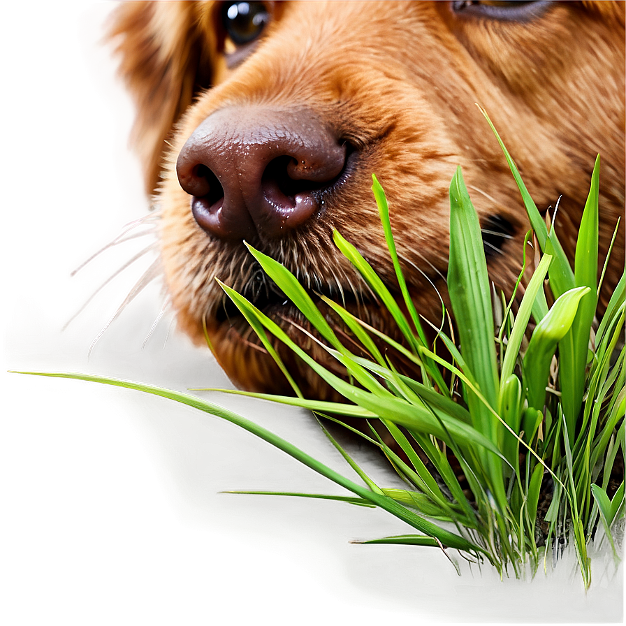 Dog Nose In Grass Png 06272024 PNG image