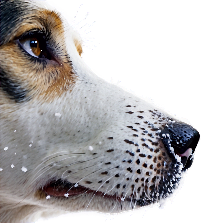 Dog Nose In Snow Png Dcl35 PNG image