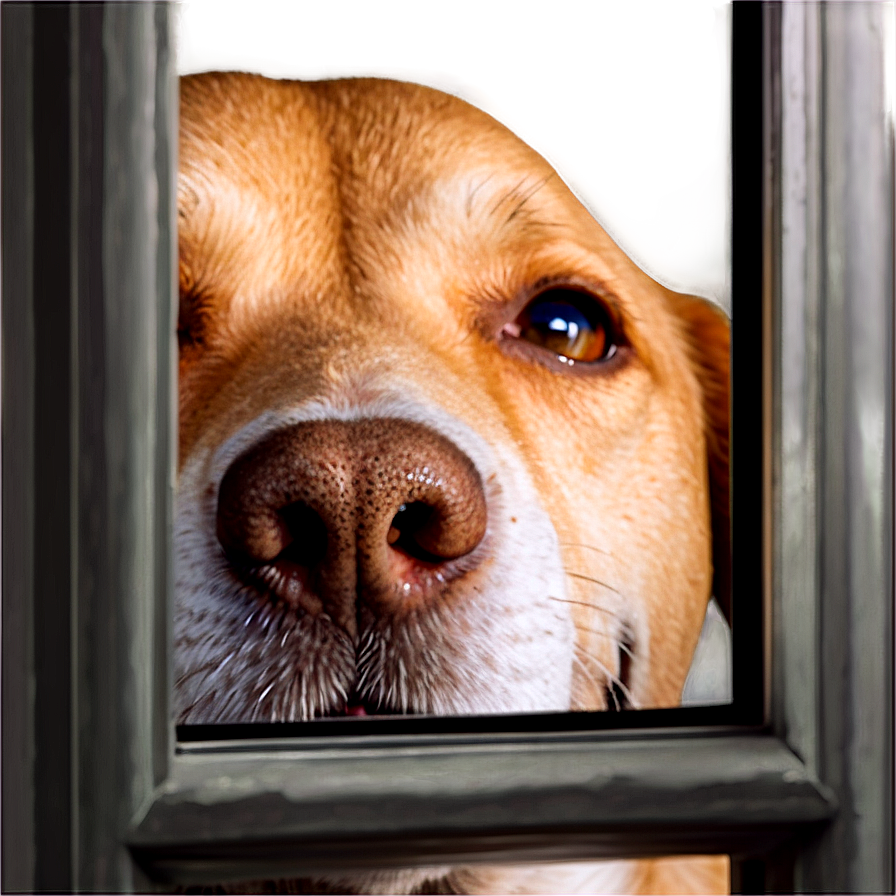 Dog Nose On Window Png 06272024 PNG image